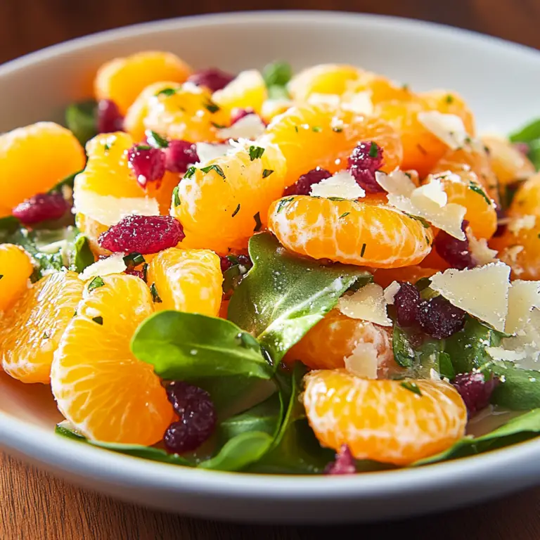 Mandarin Orange Salad Dish