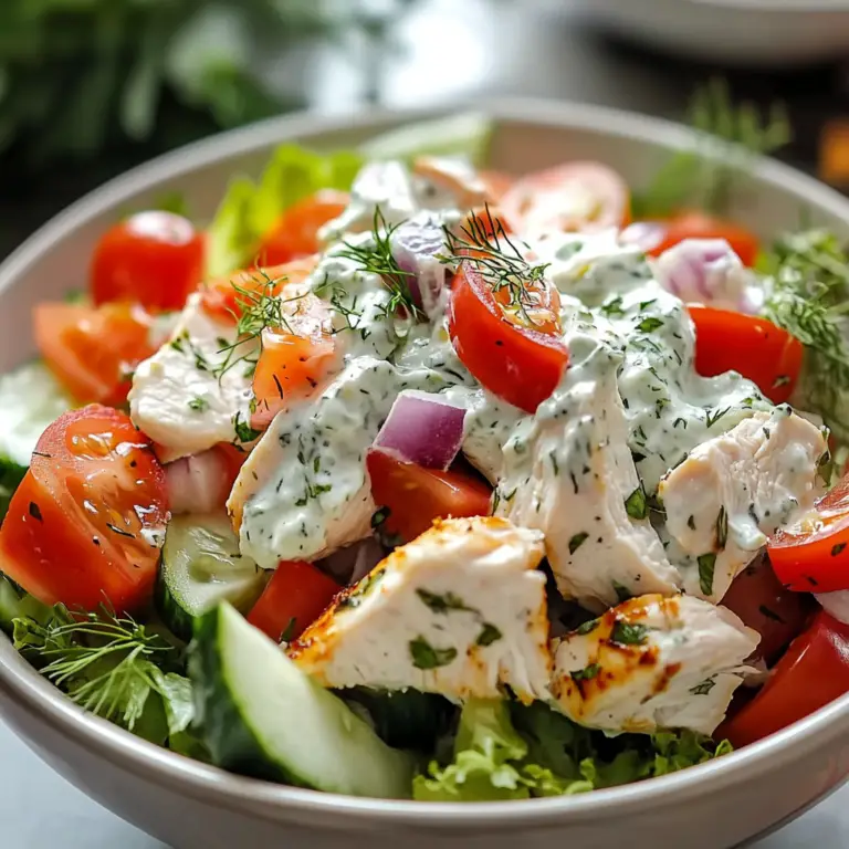 Tzatziki Chicken Salad - Fresh and Flavorful