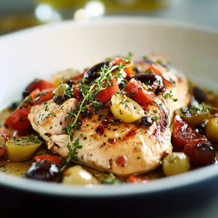 High Protein Mediterranean Chicken