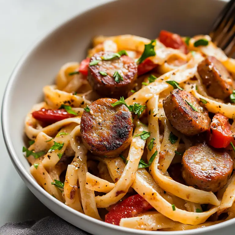 Cajun Sausage Pasta