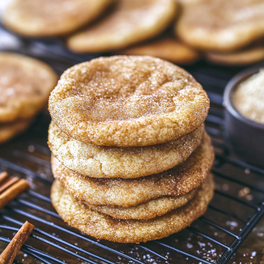 Recipe preparation for Chewy Snickerdoodle