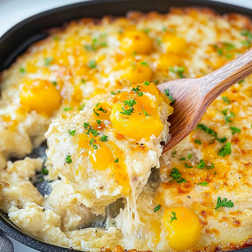 Recipe preparation for Potatoes Romanoff