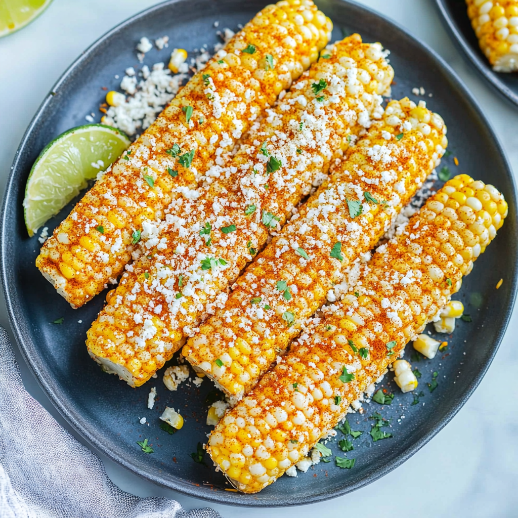 Recipe preparation for Homemade Mexican Street Corn