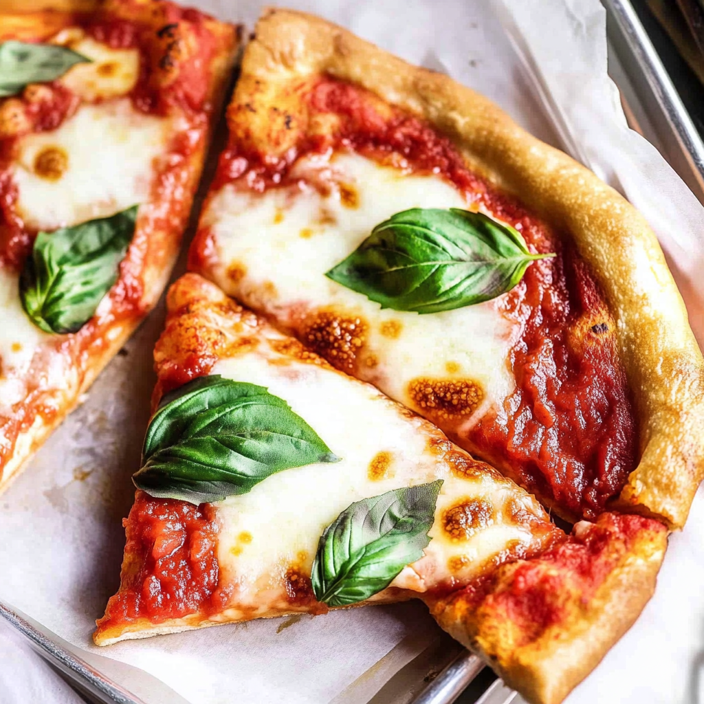 Recipe preparation for Classic Margherita Pizza
