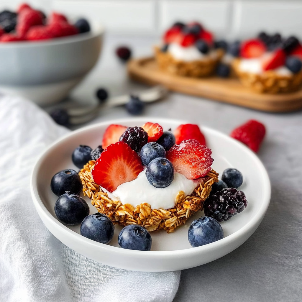 Recipe preparation for Berry Granola Bites