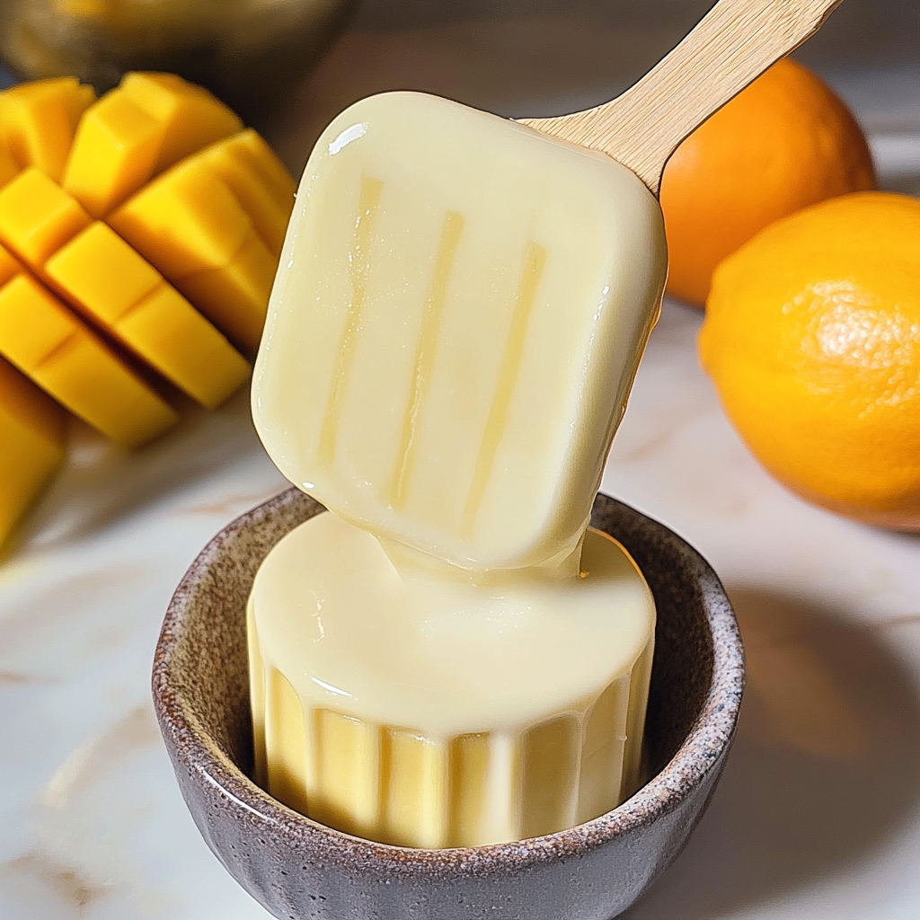 Recipe preparation for Mango Magnums