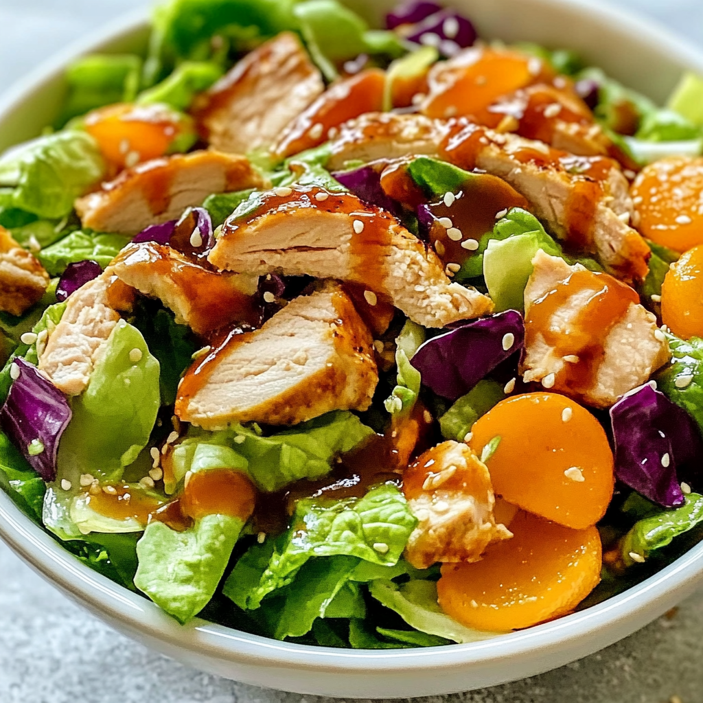 Recipe preparation for Mandarin Chicken Salad