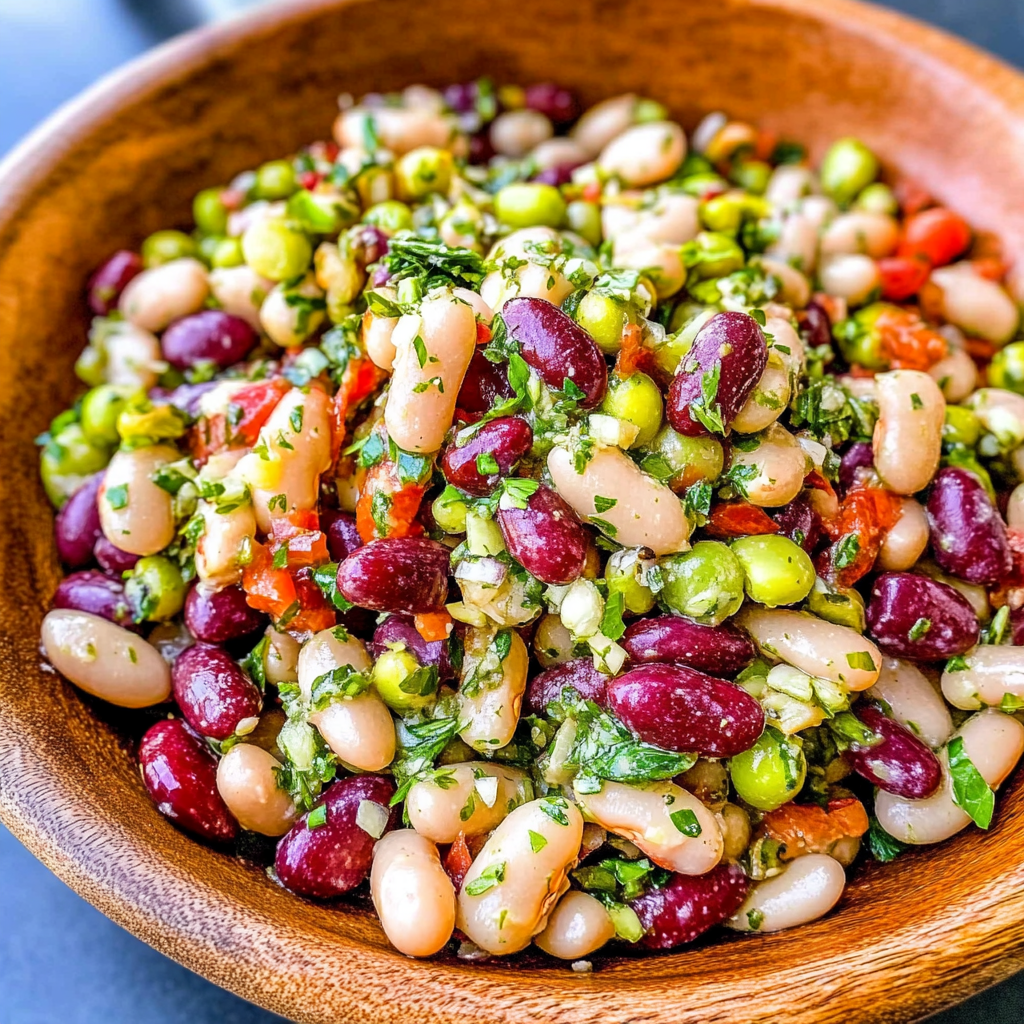 Recipe preparation for 3 Bean Salad