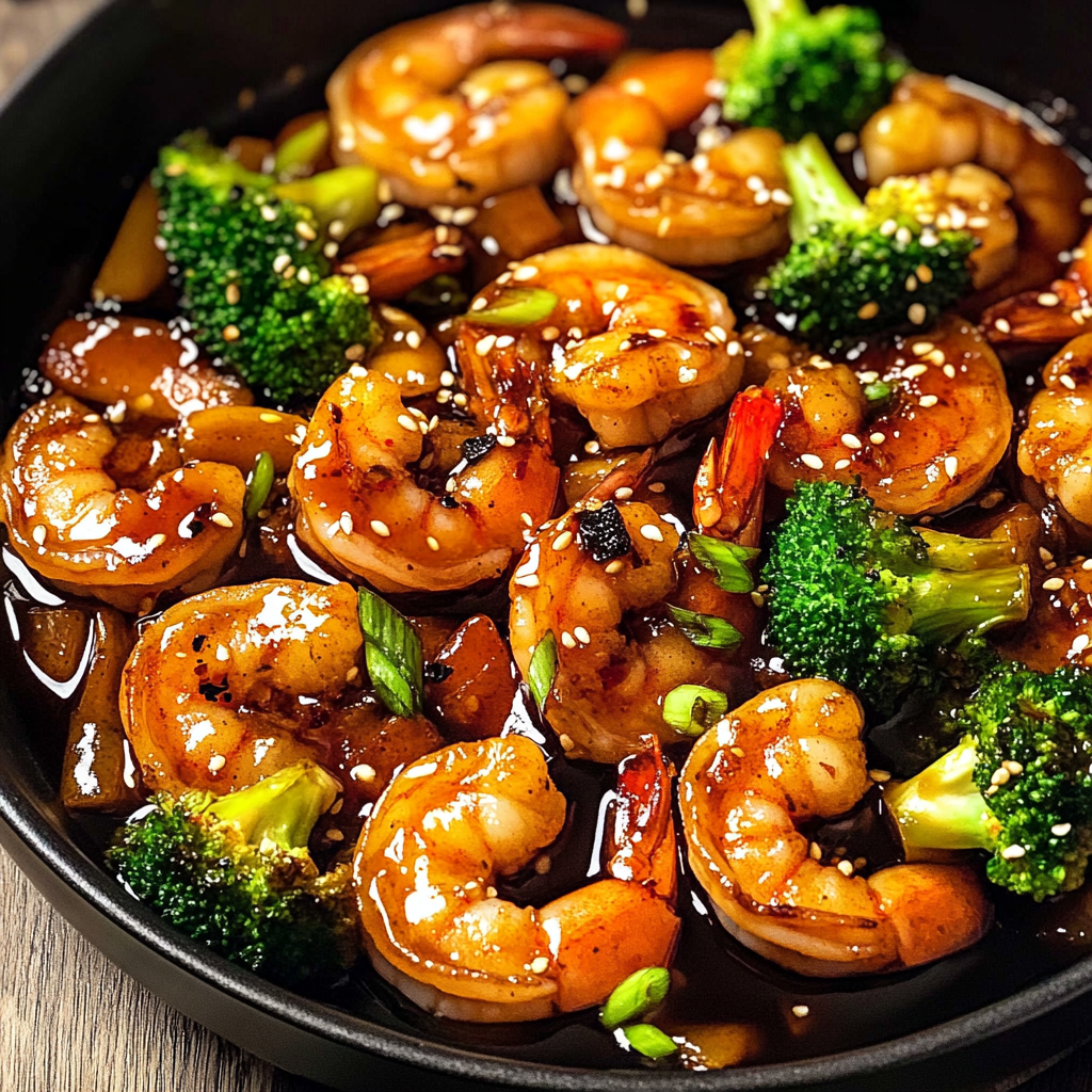 Recipe preparation for Teriyaki Shrimp Stir Fry