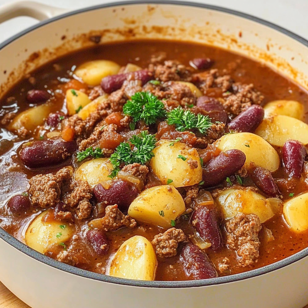 Recipe preparation for Cowboy Stew