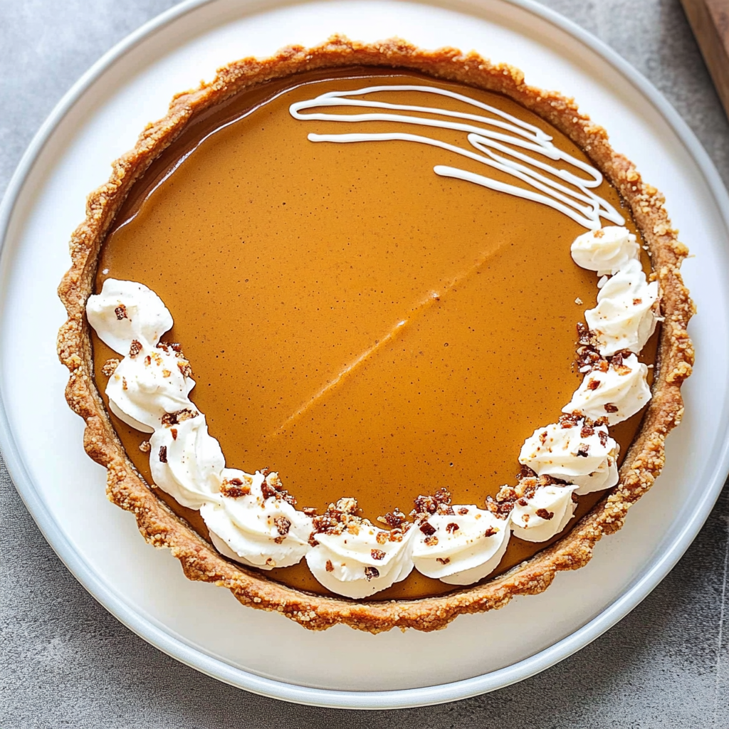 Recipe preparation for Pumpkin Tart