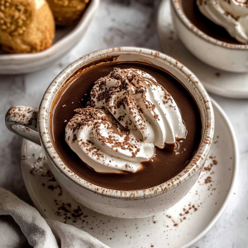 Recipe preparation for French Hot Chocolate