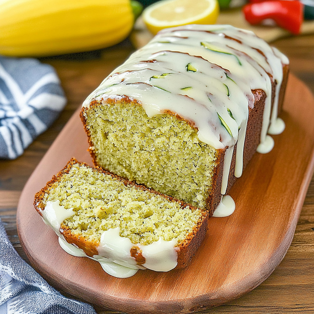 Recipe preparation for Lemon Zucchini Bread Recipe