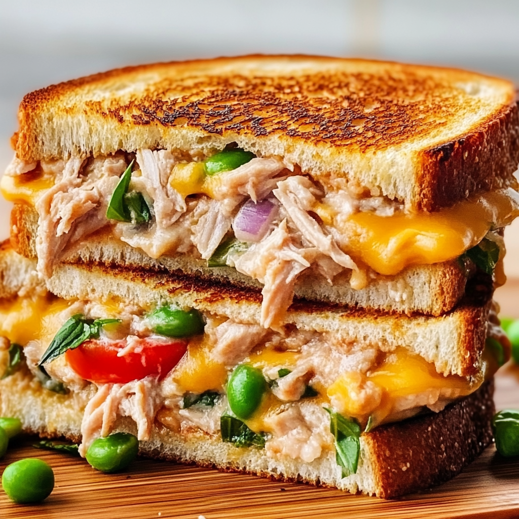 Recipe preparation for Tuna Melt Recipe