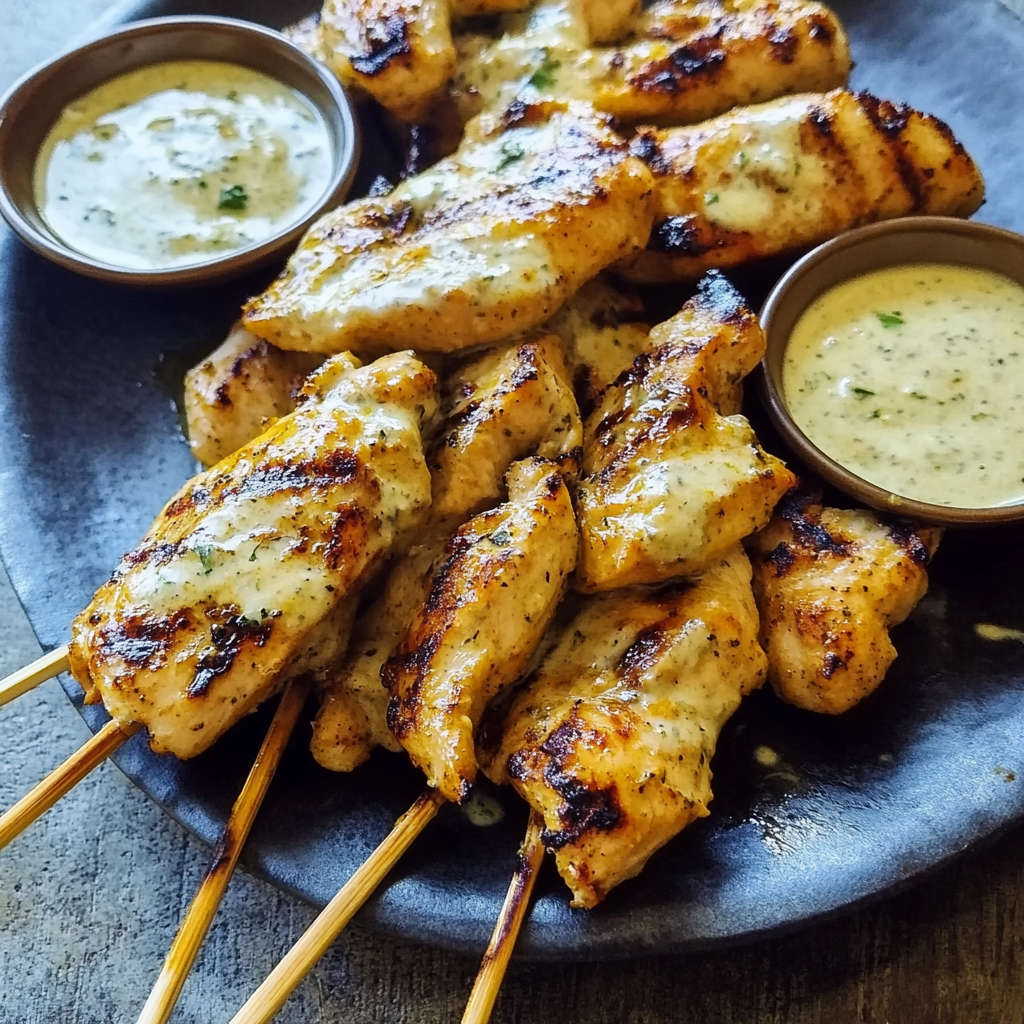 Recipe preparation for Grilled Chicken with Alabama White Sauce