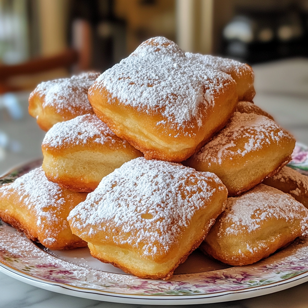 Recipe preparation for Vanilla French Beignets Recipe