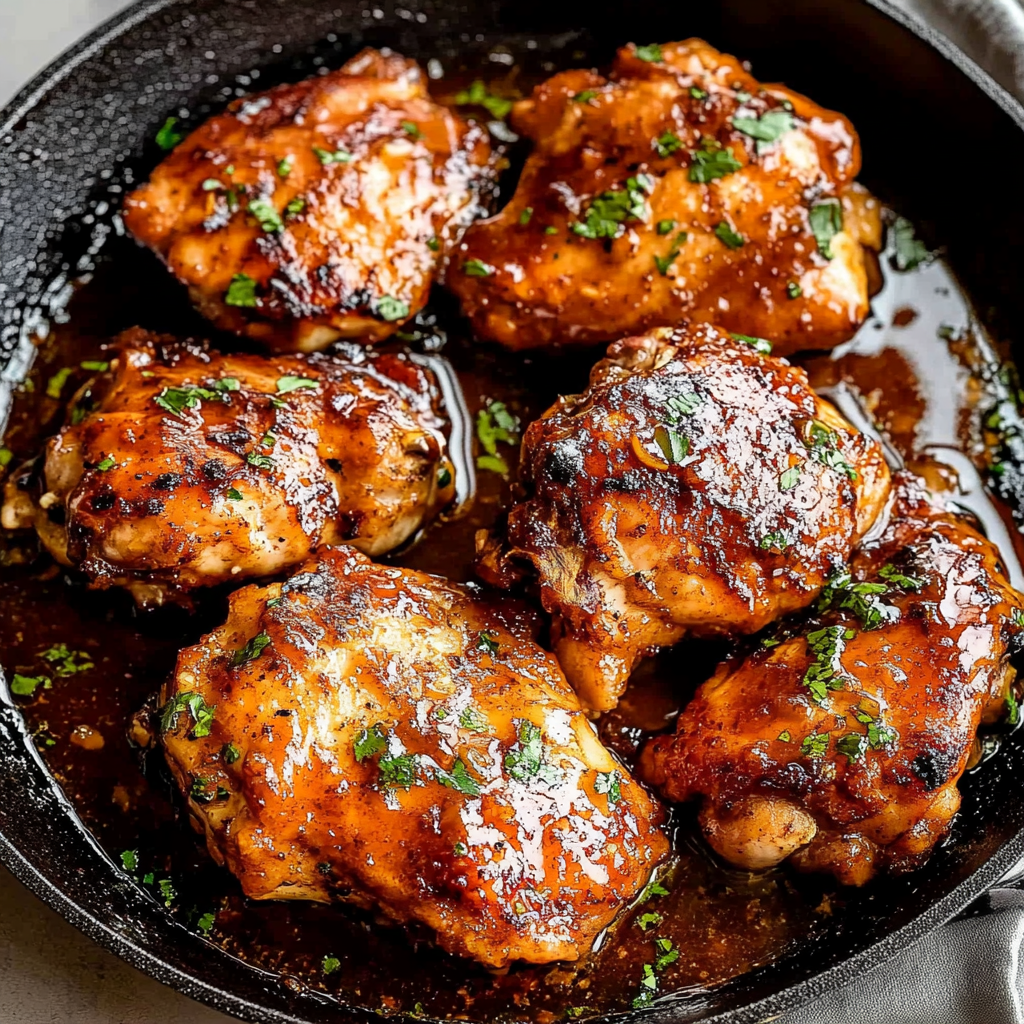 Recipe preparation for Apple Cider Glazed Chicken Recipe