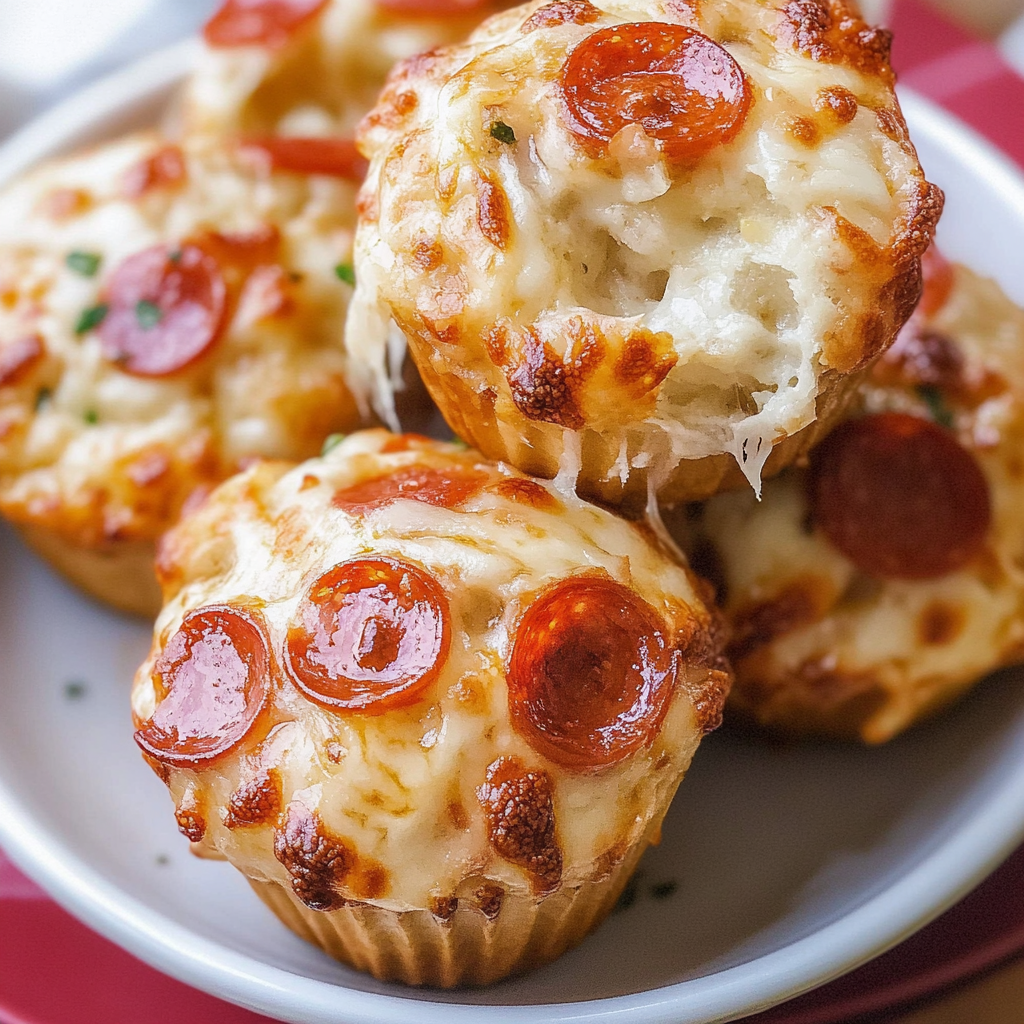 Recipe preparation for Pizza Muffins