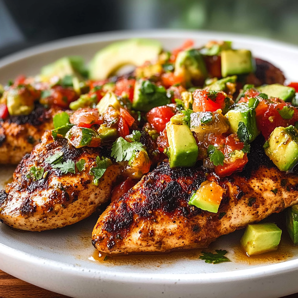 Recipe preparation for Fiesta Lime Chicken Avocado