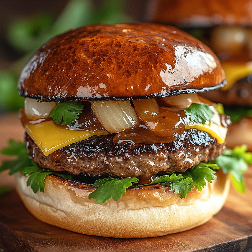Recipe preparation for Hawaiian Teriyaki Beef Burgers
