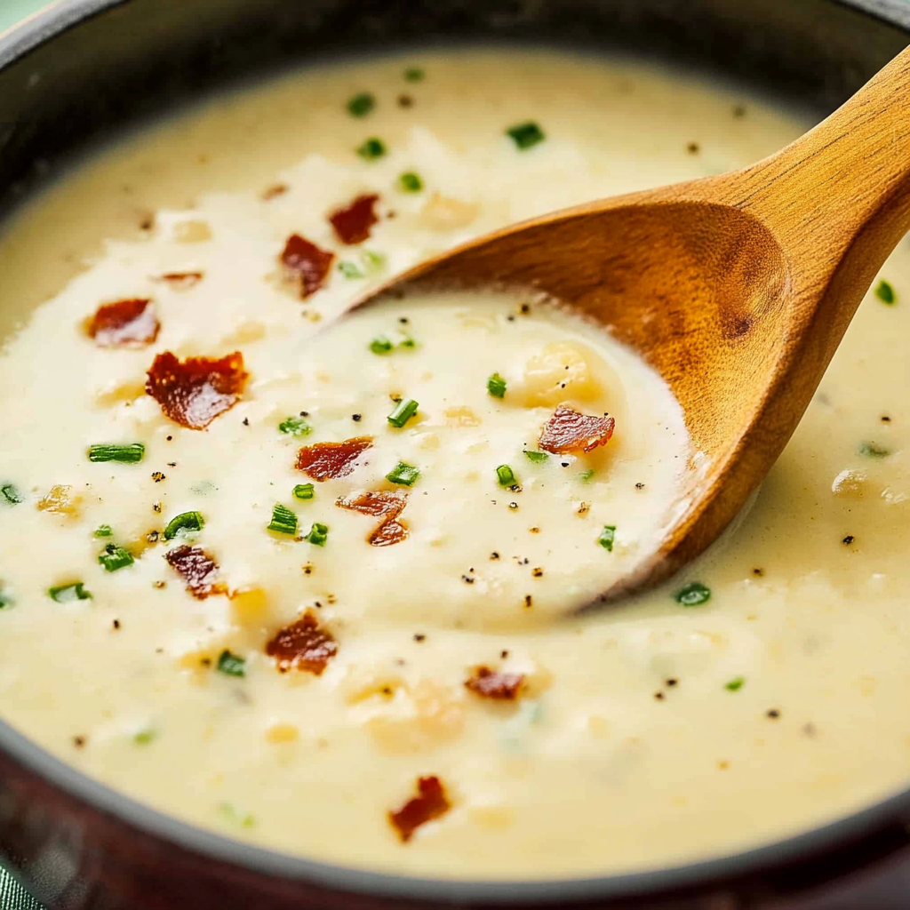 Recipe preparation for Baked Potato Soup
