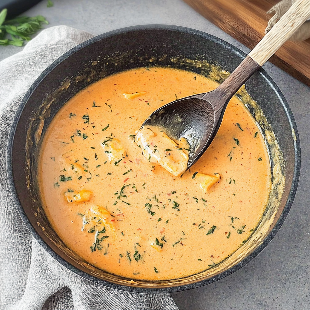 Recipe preparation for Ravioli Sauce