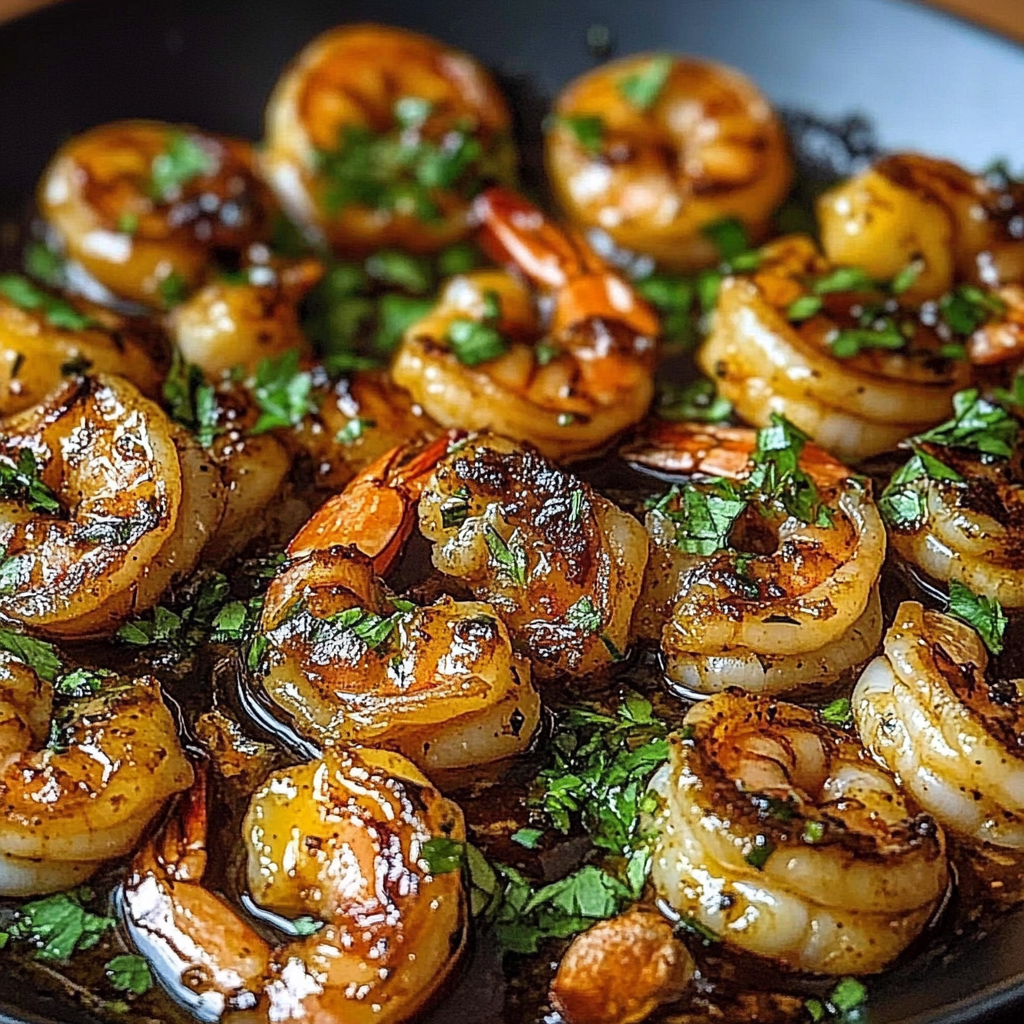 Recipe preparation for Honey Butter Old Bay Shrimp