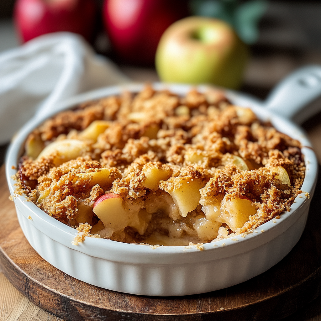 Recipe preparation for Apple Crisp