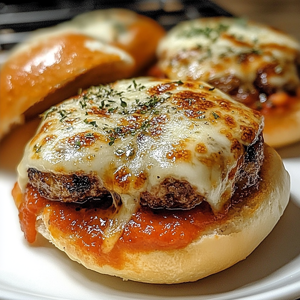 Recipe preparation for Pizza Burgers