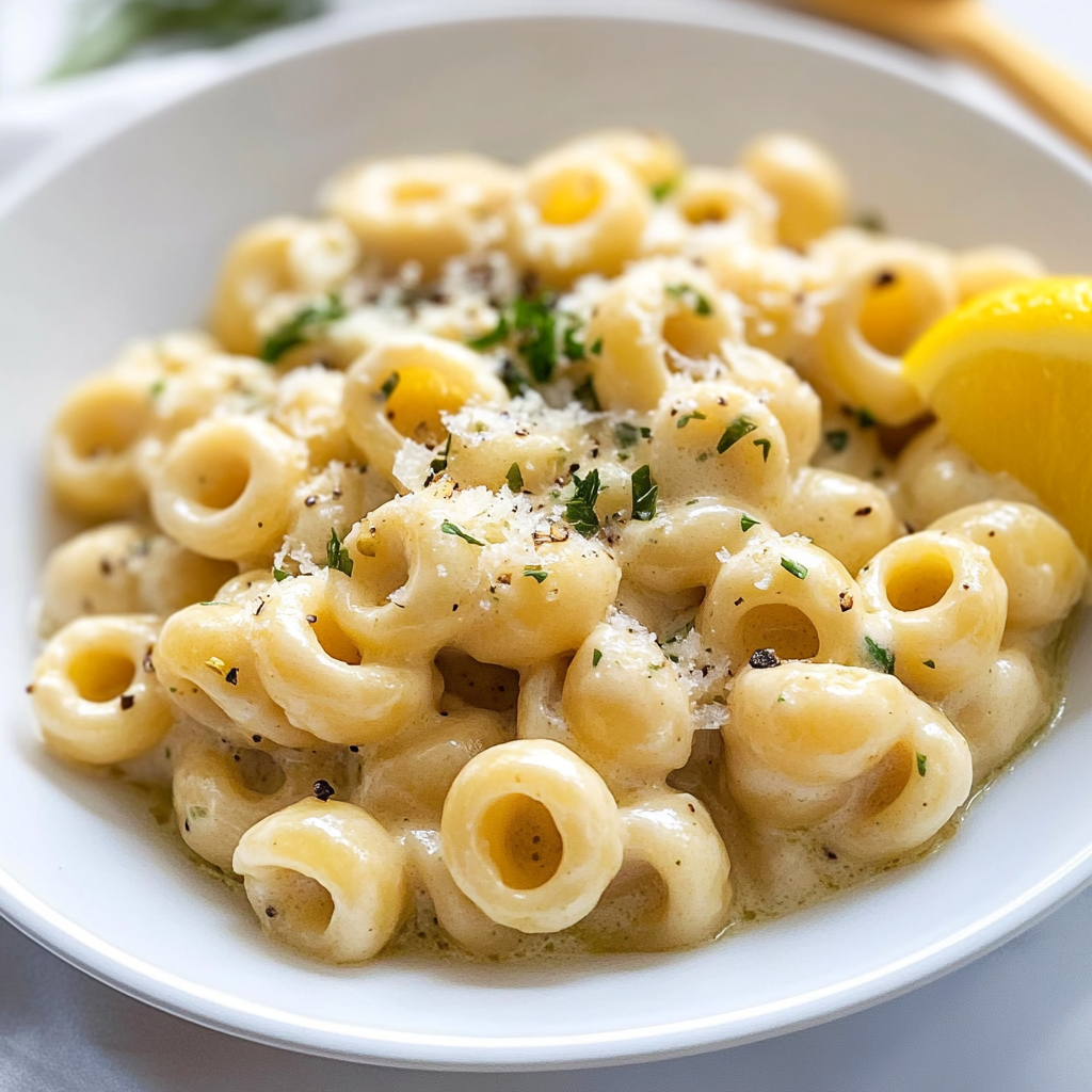 Recipe preparation for Garlic Butter Pasta