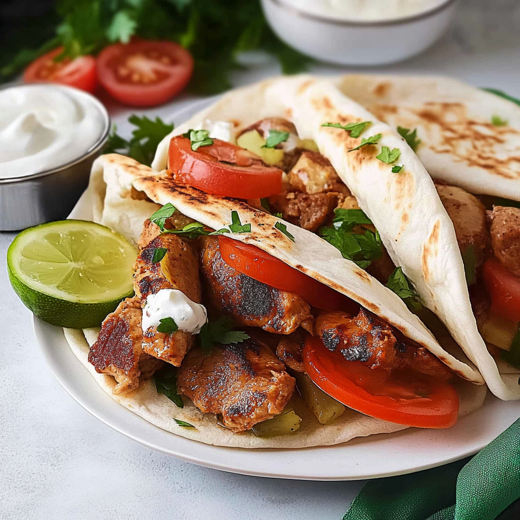 Recipe preparation for Chicken Shawarma