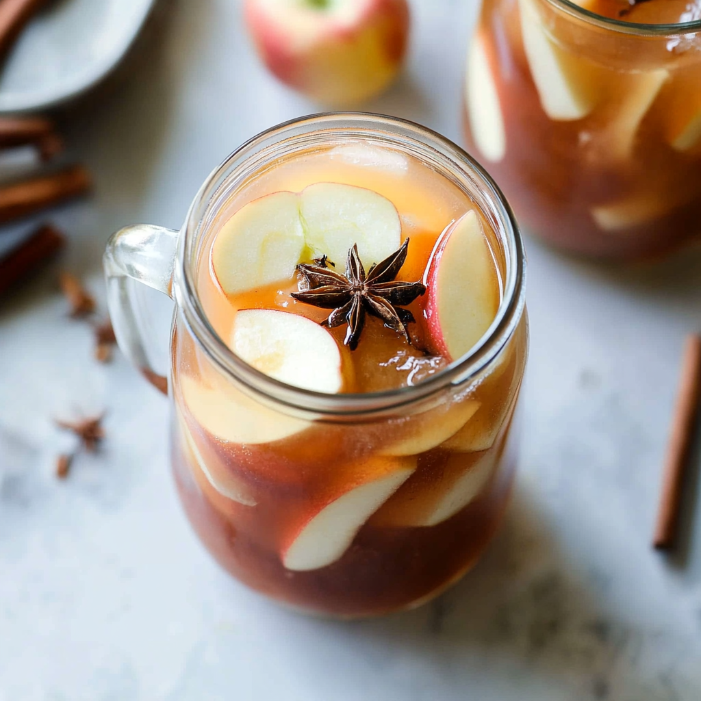 Recipe preparation for Apple Cider Sangria Recipe