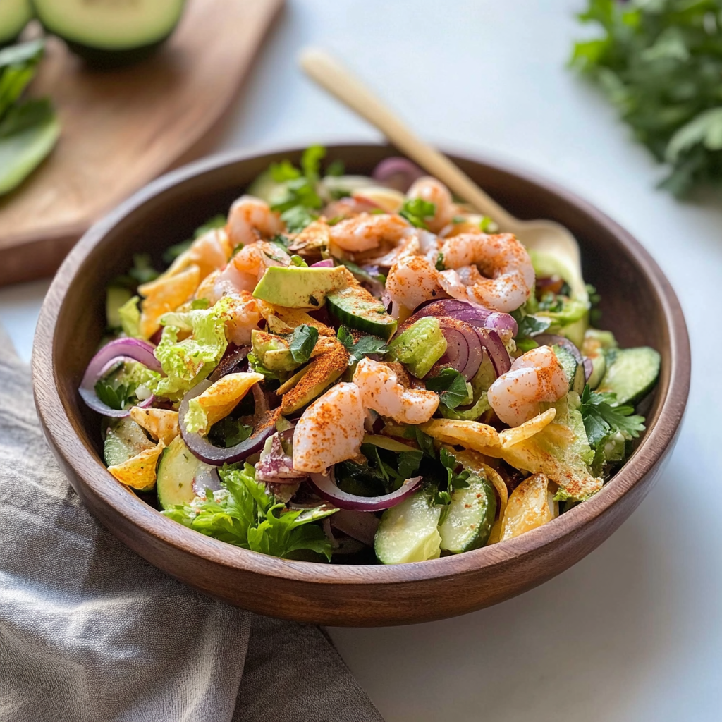 Recipe preparation for Baby Calamari Garden Salad