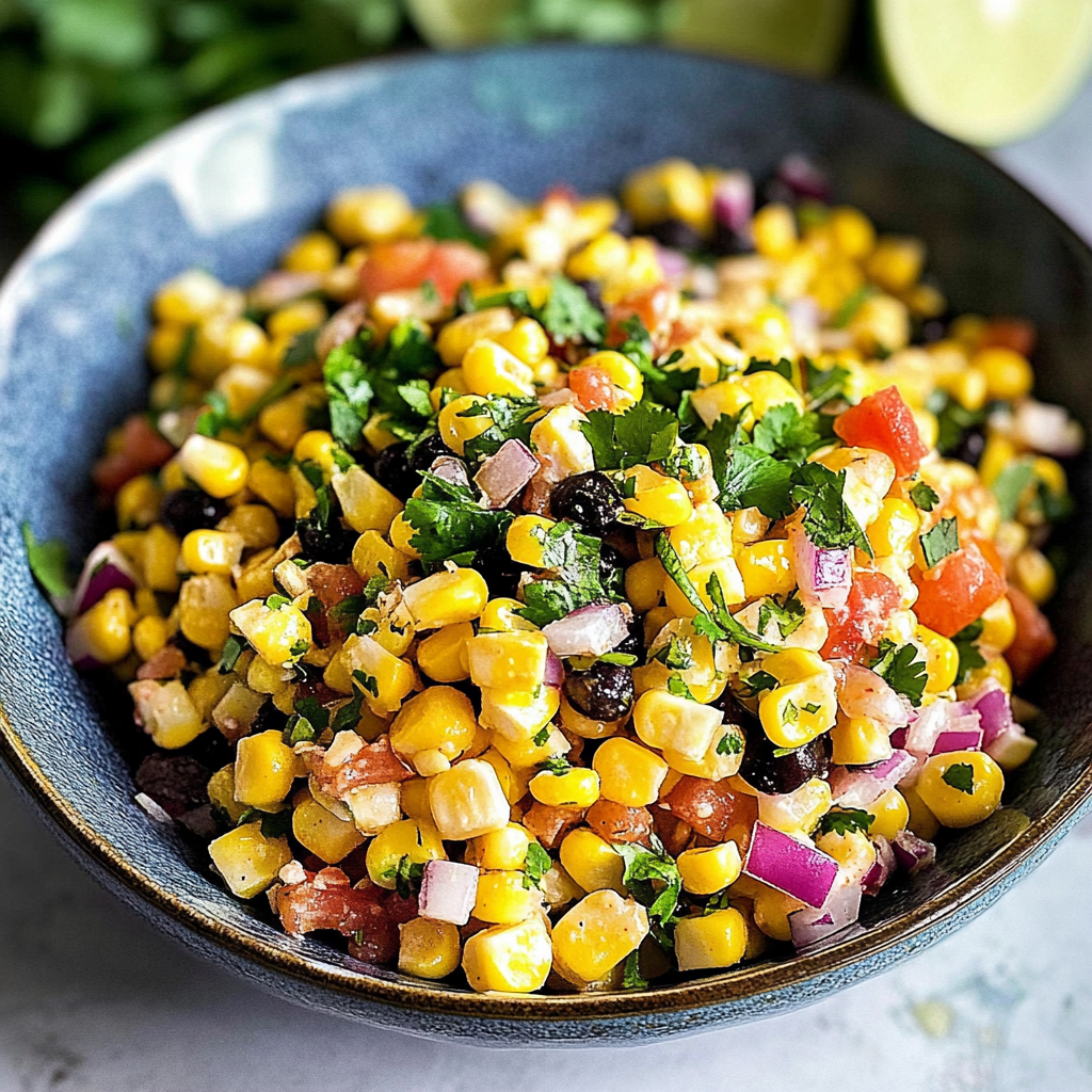 Recipe preparation for Grilled Corn Salsa