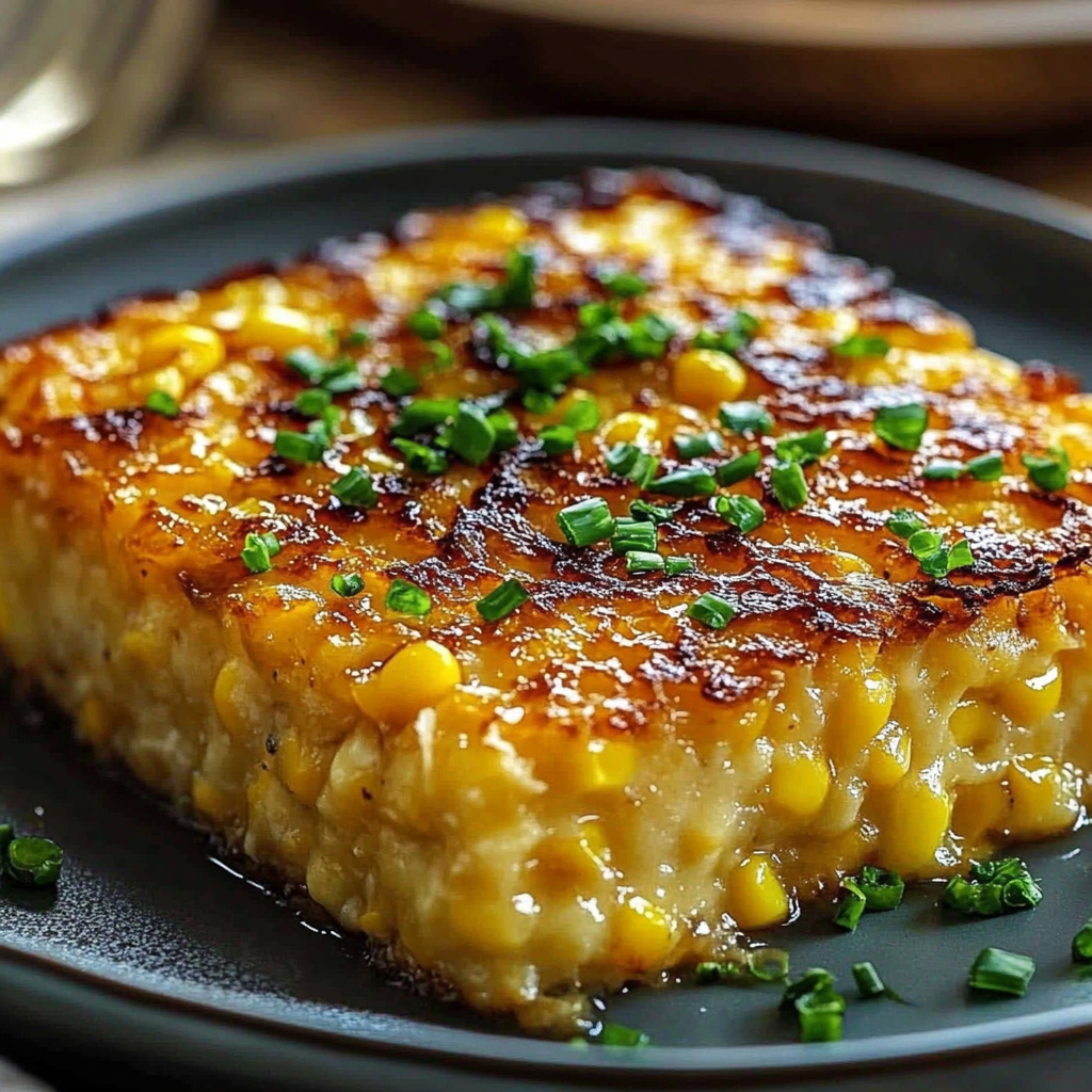 Recipe preparation for Honey-Glazed Corn Casserole