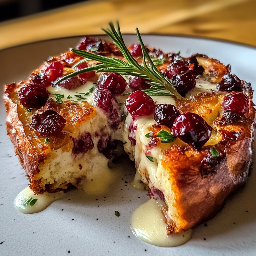 Recipe preparation for Cranberry Apple Twice-Baked Sweet Potatoes