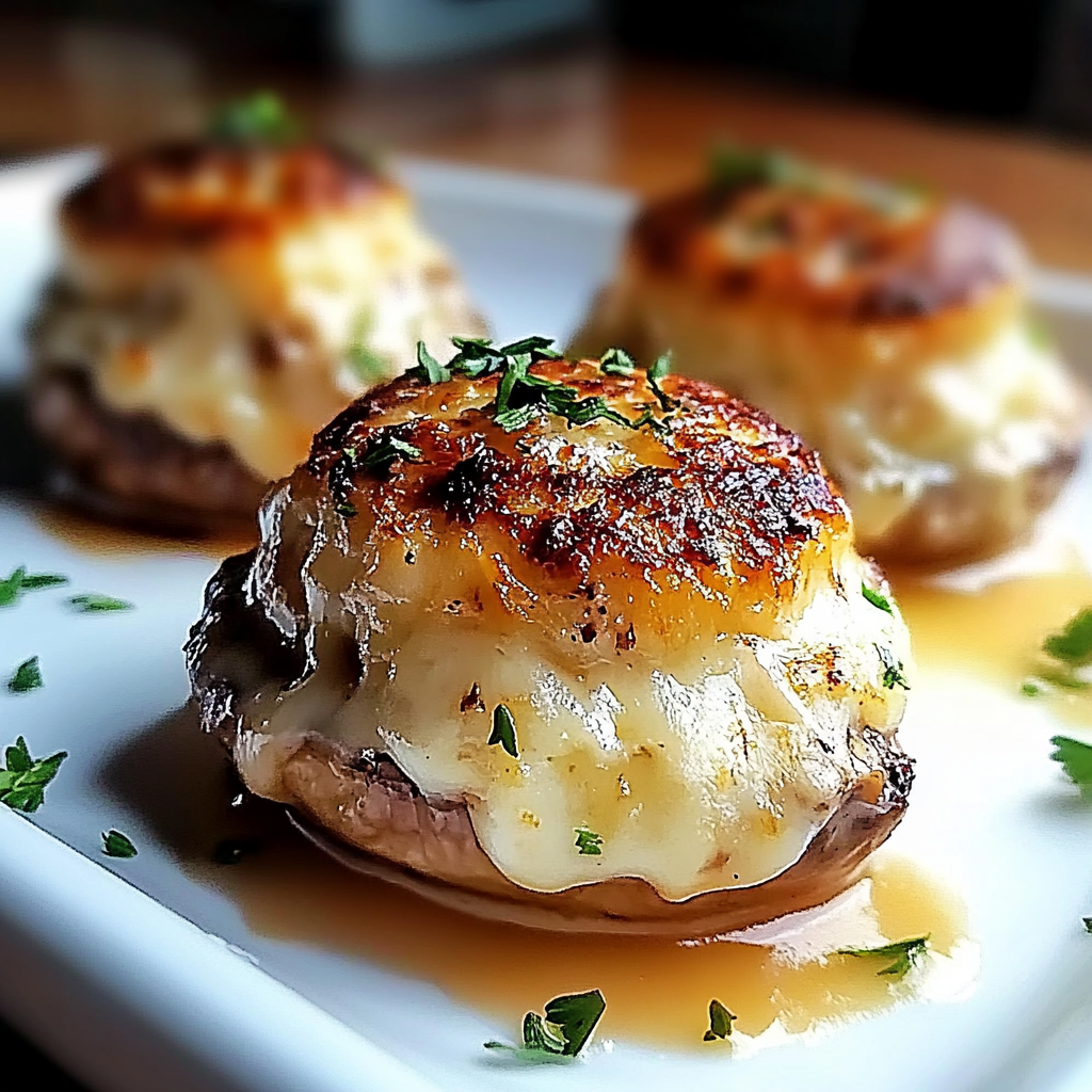 Recipe preparation for Crab Stuffed Mushrooms