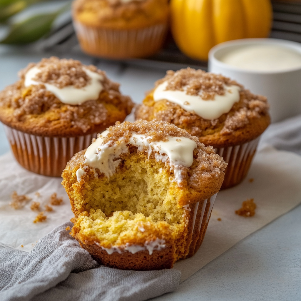 Recipe preparation for pumpkin muffins
