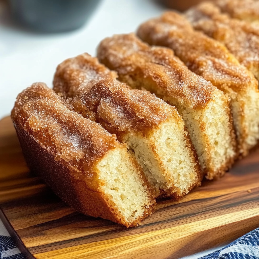 Recipe preparation for Cinnamon Sugar Donut Bread