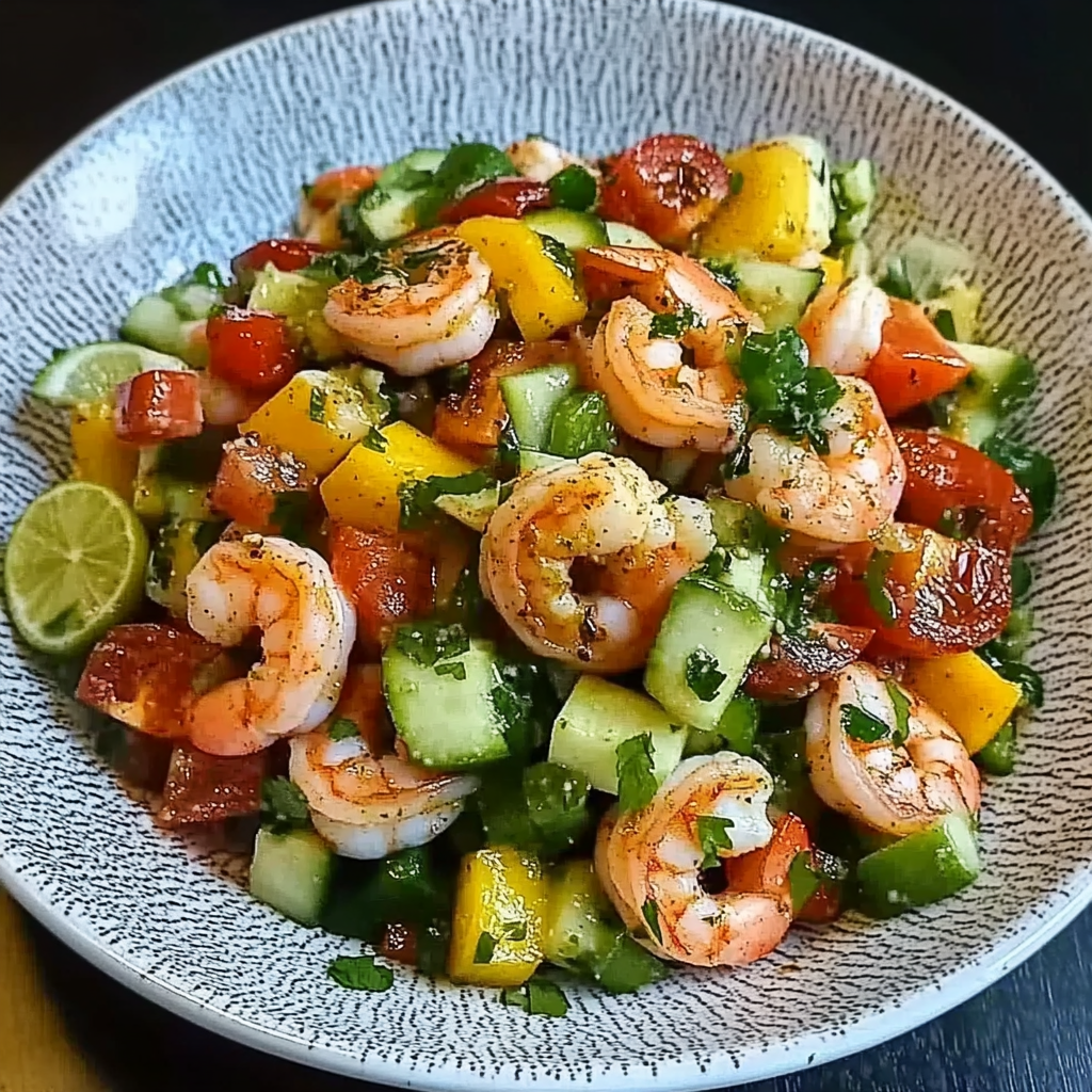 Recipe preparation for Cold Shrimp Salad