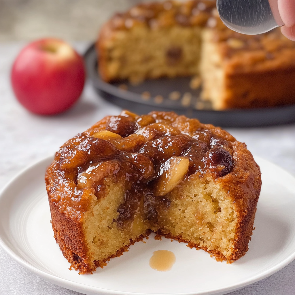 Recipe preparation for Apple Cinnamon Cake