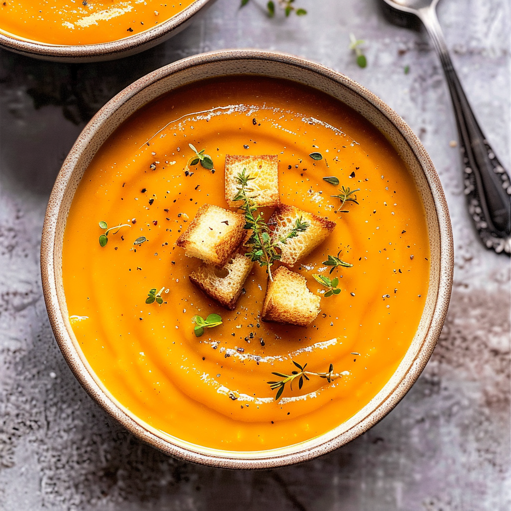 Recipe preparation for Butternut Squash & Apple Soup