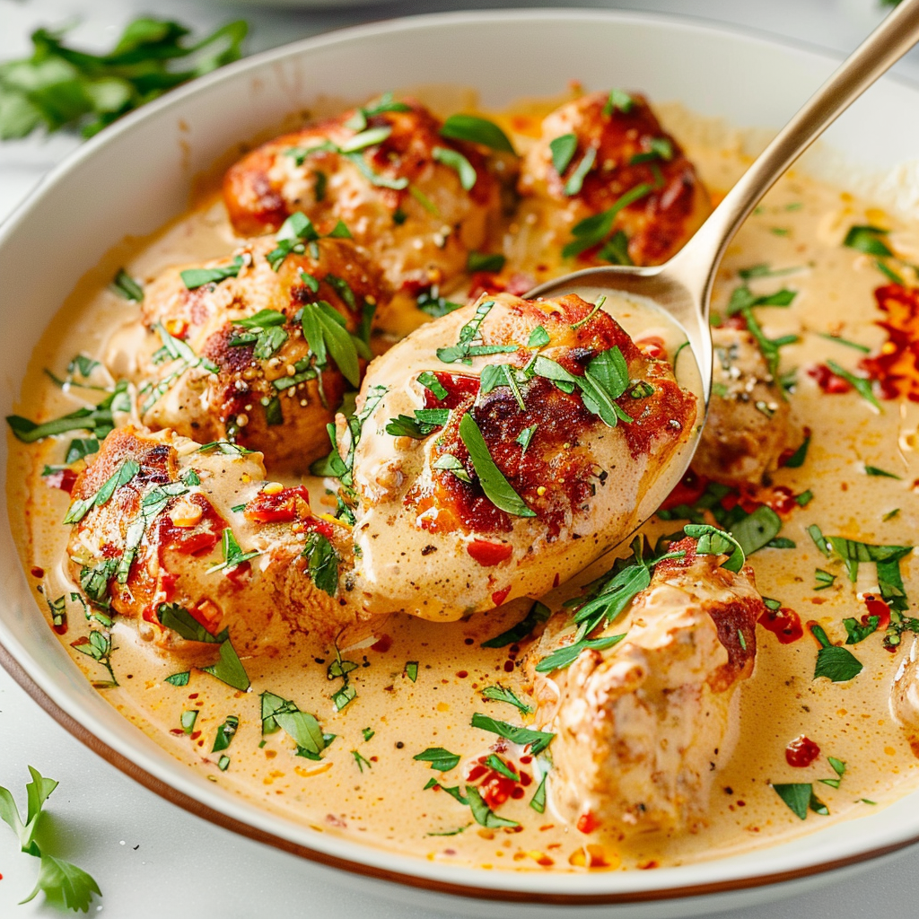 Recipe preparation for Marry Me Chicken