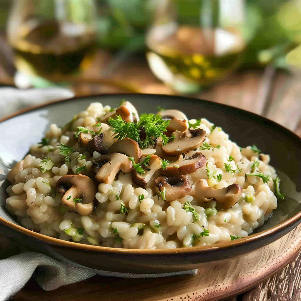 Recipe preparation for Festive pistachio-cranberry risotto with parmesan crisp