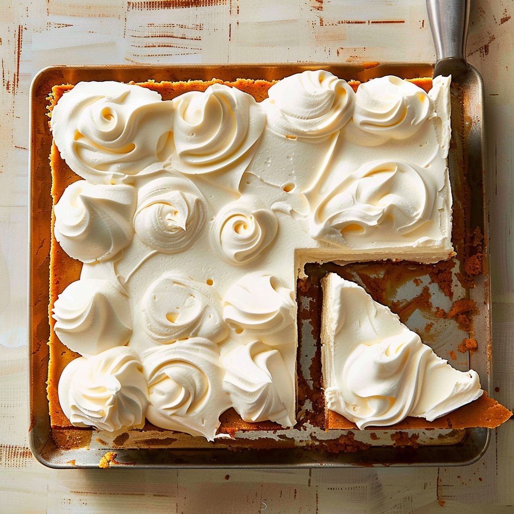 Recipe preparation for Pumpkin Cream Pie Bars