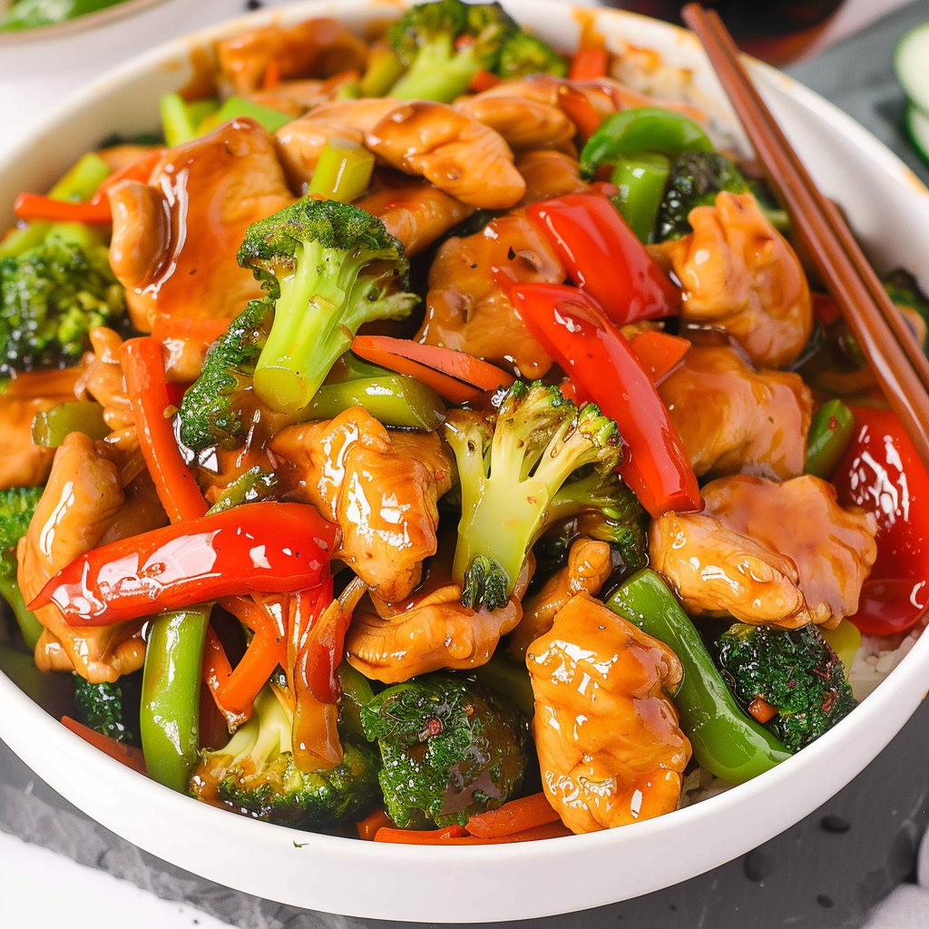Recipe preparation for Chicken and Vegetable Stir Fry