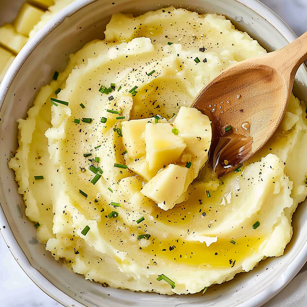 Recipe preparation for Creamy Mashed Potatoes