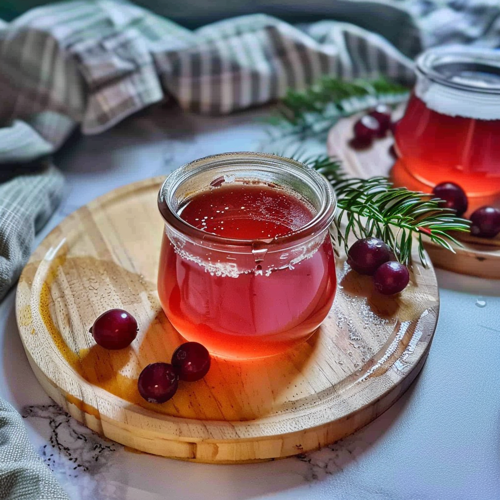Recipe preparation for Cranberry Simple Syrup