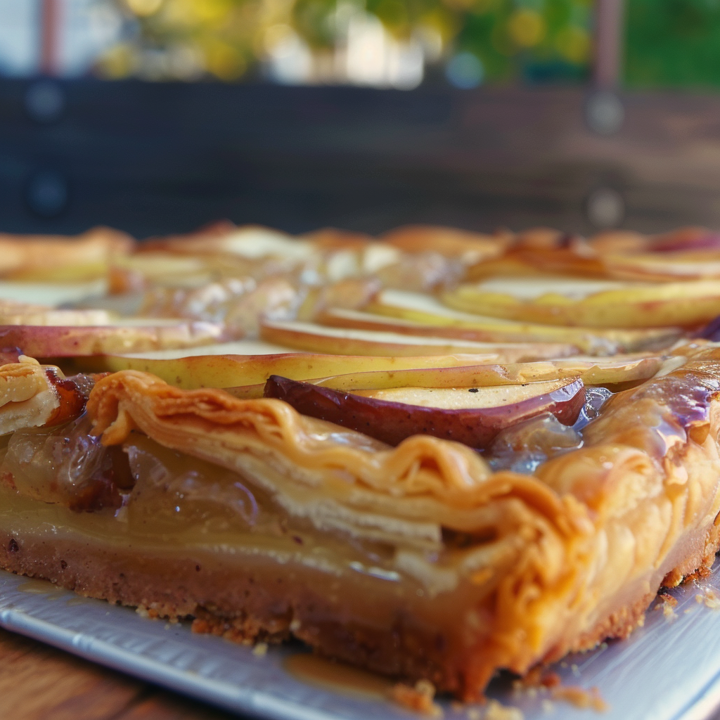 Recipe preparation for Mincemeat, Marzipan & Apple Tarte Fine