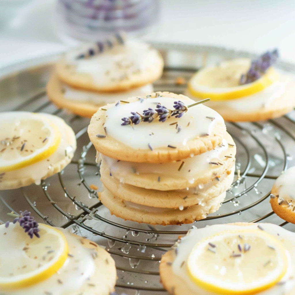 Recipe preparation for Lemon and Lavender Sugar Cookies